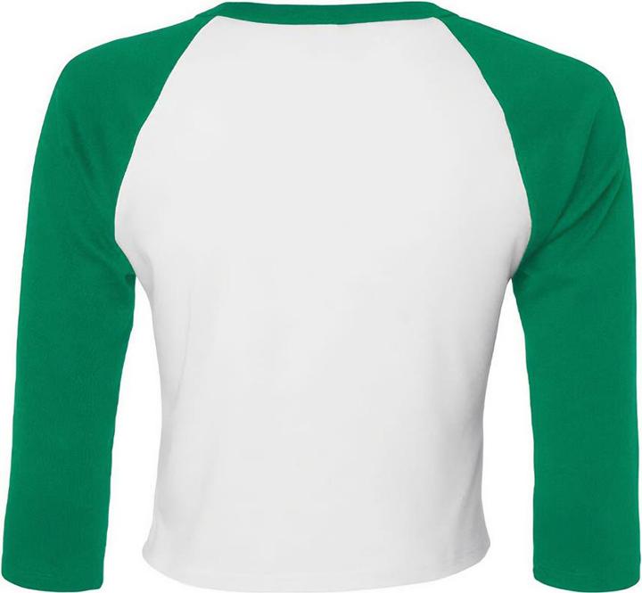 Produktbild Bella Canvas kurzes TShirt Raglanärmel 34 Ärmel (XL)