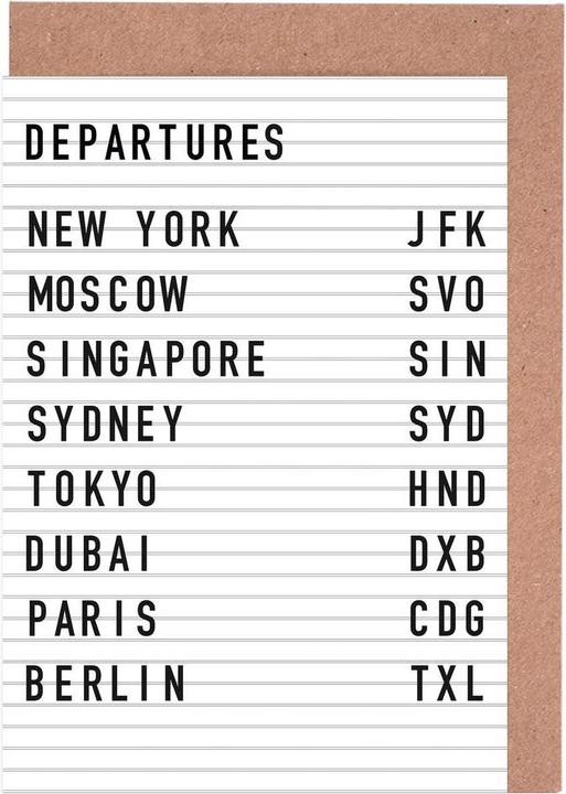 Image du produit Juniqe Departure New York - Voyages (3 pcs)