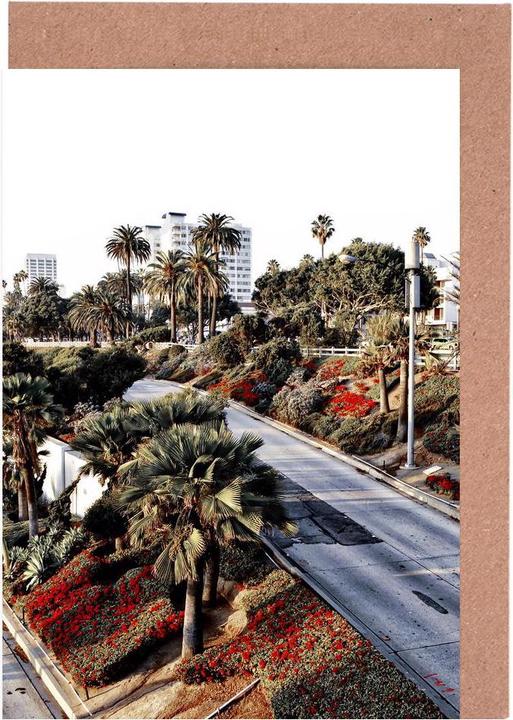 Actual product image Juniqe Santa Monica Red - Los Angeles (15 pcs.)