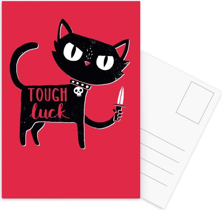 Immagine prodotto Juniqe Tough Luck - Divertente (15 pz.)