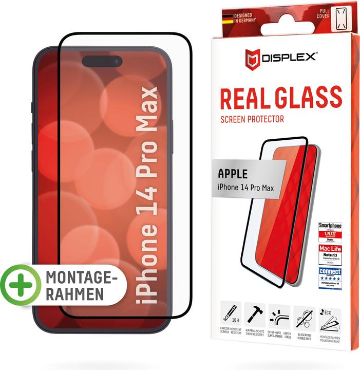Image du produit Displex Real Glass, Full Cover Panzerglas (1 pièce(s), Apple iPhone 14 Pro Max)