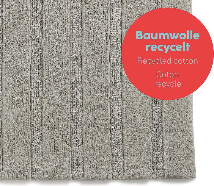 Actual product image Kela Bathmat Megan silver grey (120 x 70 cm)