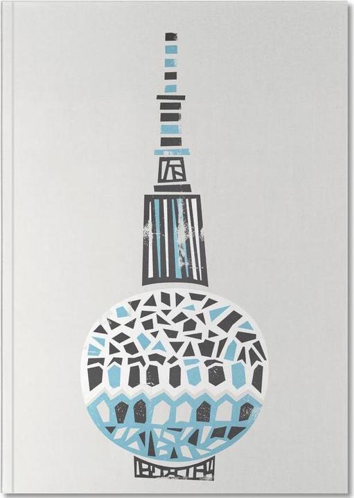 Immagine prodotto Juniqe Torre della TV di Berlino - Luoghi di interesse e punti di riferimento (A5, Punteggiato)