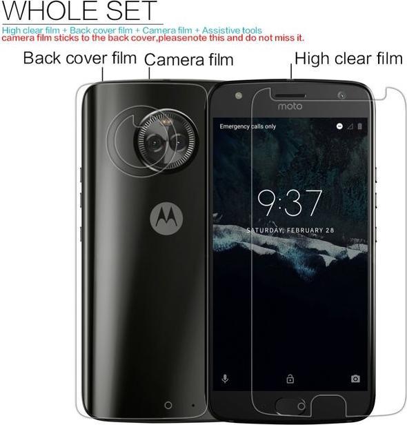 Actual product image Nillkin Super Clear Series (1 Piece, Motorola Moto X4)