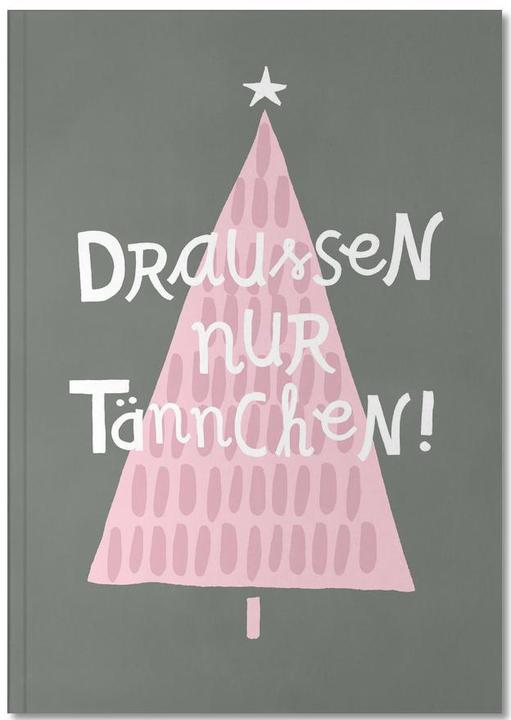 Image du produit Juniqe Die Tanne sagt No. 2 - Citations et slogans (A5, Blanc)