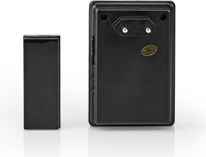 Image du produit Nedis Kit de sonnette de porte sans fil Alimentation secteur 220-240 V AC 50 Hz 1x CR2032 Volume : 80 dB S (Funk)