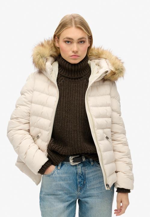 Actual product image Superdry 's padded down jacket fuji faux fur (XS)