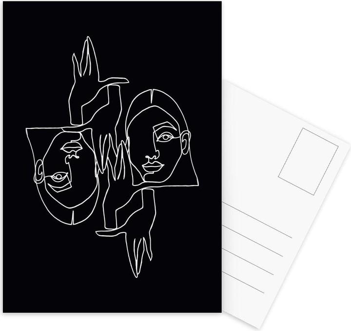 Produktbild Juniqe Mila BW - Schwarz & Weiss (15 Stk.)