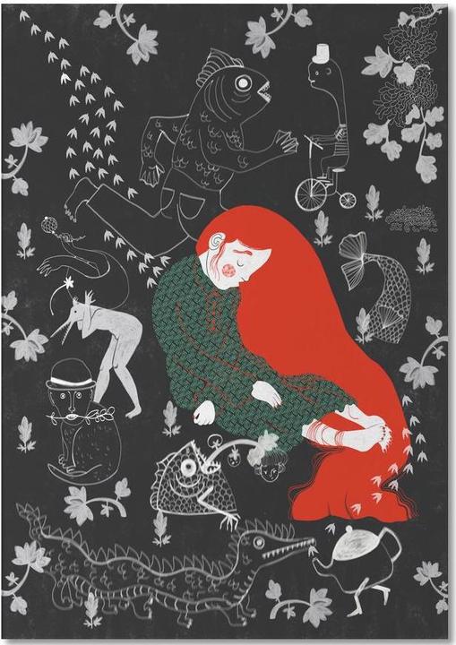 Immagine prodotto Juniqe Asleep - Nursery & Art per bambini (A5, Nessuna)