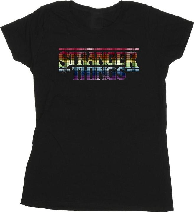Netflix Stranger Things Rainbow Dot Logo TShirt
