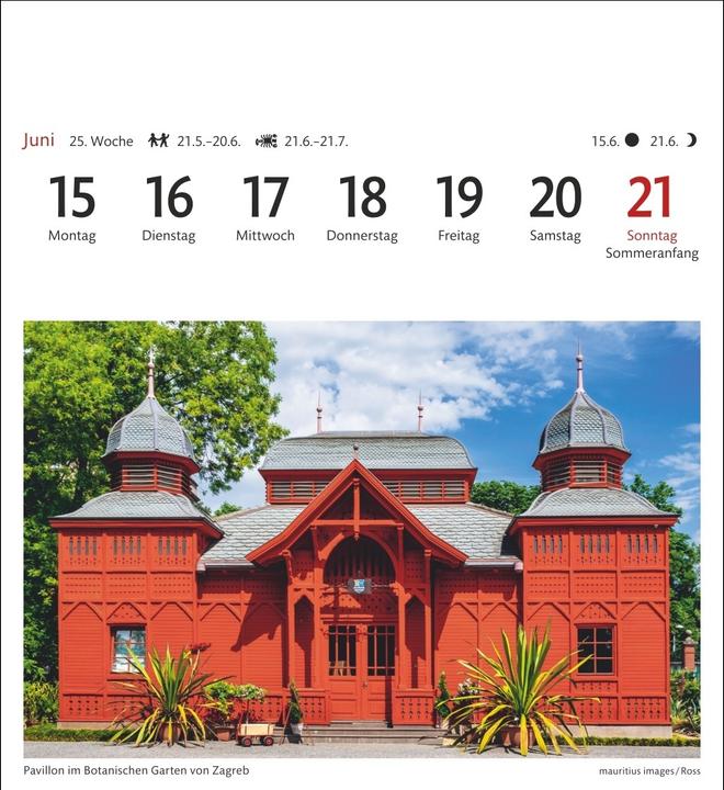 Produktbild Harenberg Kroatien Sehnsuchtskalender 2026 - Wochenkalender mit 53 Postkarten (Deutsch)