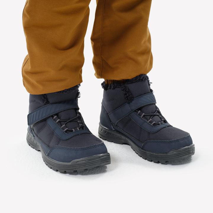 Produktbild Quechua Winterschuhe Kinder Gr. 24–34 Klett warm wasserdicht Winterwandern - SH100 (31)