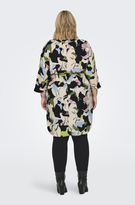 Produktbild Only CARISIDORA Midikleid Tunika mit halber Knopfleiste (48)