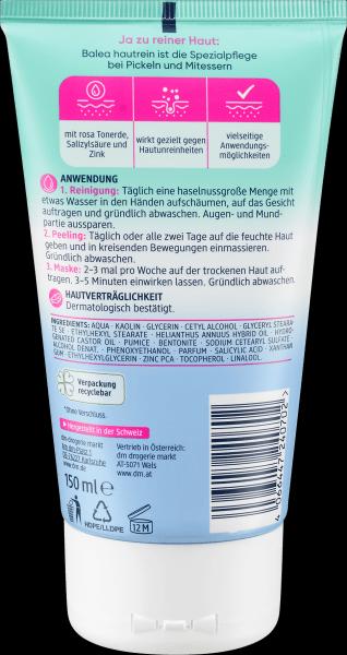 Produktbild dm Balea Reinigung, Peeling & Maske 3in1 (150 ml)