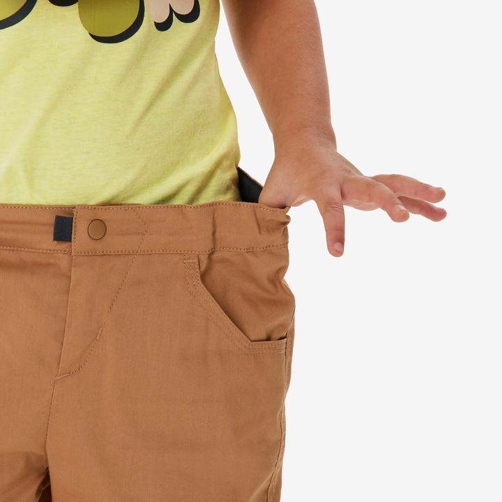 Actual product image Quechua Wandershorts MH500 Kinder Gr. 92–122 Bergwandern braun
