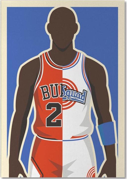 Actual product image Juniqe MJ Space Jam - Sports Stars (A5, Dotted)