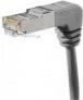 Produktbild Protect Expert Cordon RJ45 CAT 6A S/FTP coudé bas 1 côté gris - 3 m (S/FTP, CAT6a, 3 m)