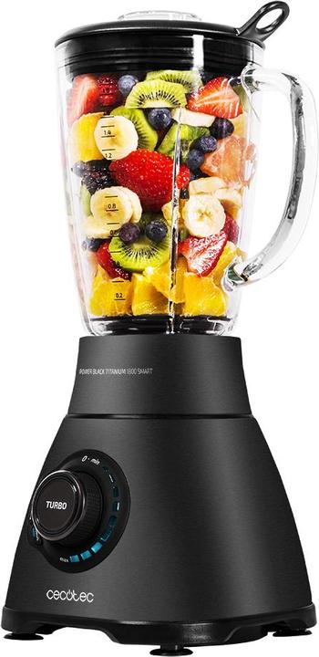Actual product image Cecotec Mixeur Blender compatible Power Black Titanium 1800 Smart (1800 W)