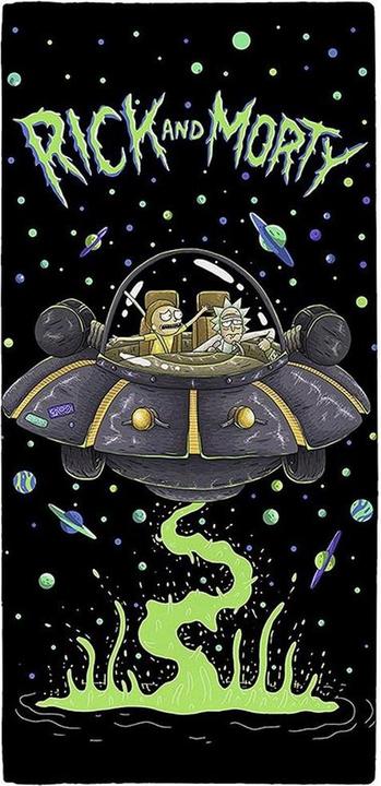 Actual product image Rick And Morty UFO Towel (140 x 70 cm)