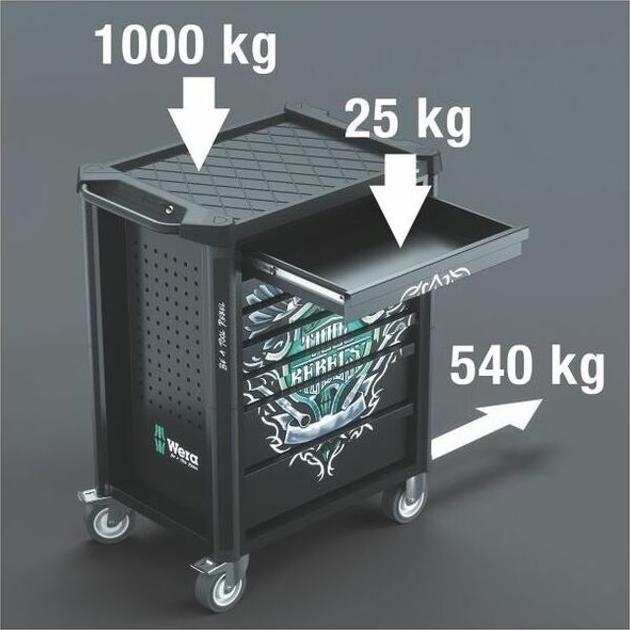 Produktbild Wera 9700 Tool Rebel Werkstattwagen 1 (78 x)