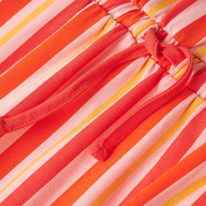 Actual product image VidaXL Children's dress with drawstring Pink and red 92,Material: 95 (92)
