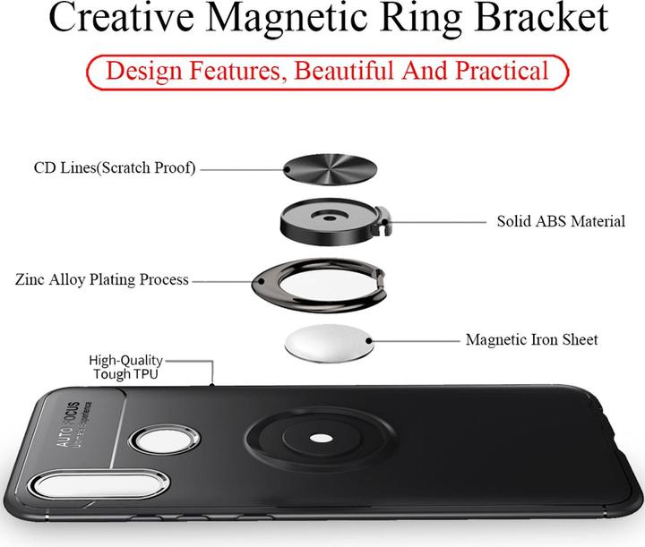 Immagine prodotto Nalia Anello di copertura a 360° Porta dito (Huawei P Smart (2019))