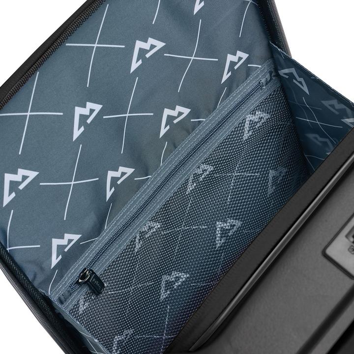 Actual product image Bergpfeil Travel 4 Rollen Kabinentrolley 55 cm Laptopfach mit Dehnfalte (46 l)