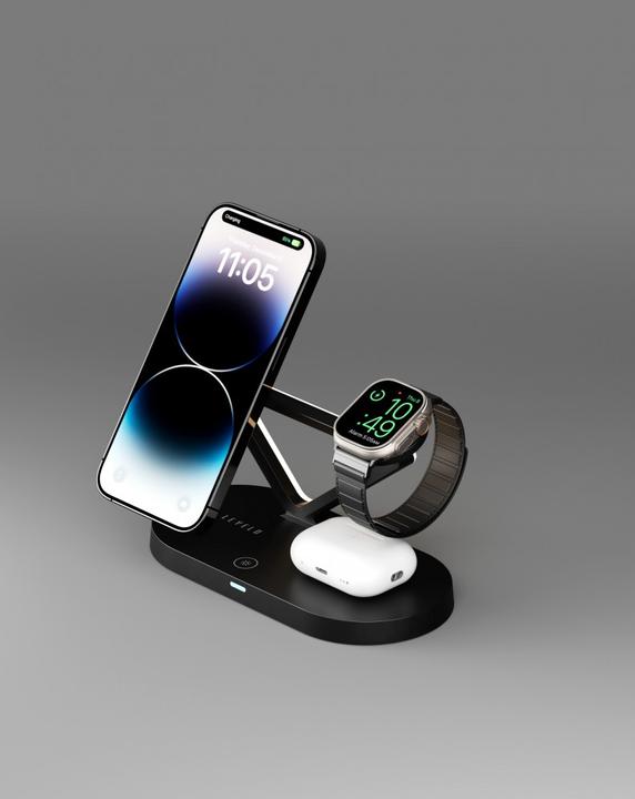 Actual product image Levelo Premio 5 In 1 Wireless Charging Pad (15 W)