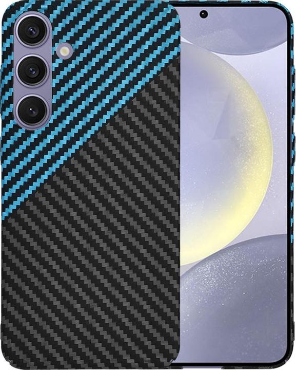 Image du produit Techsuit - Carbonite FiberShell - Samsung Galaxy S24 Plus - Blue Pulse (Samsung Galaxy S24+)