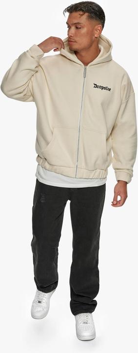 Immagine prodotto Dropsize Felpa con cappuccio con zip vuota oversize super pesante - 124683 (S)