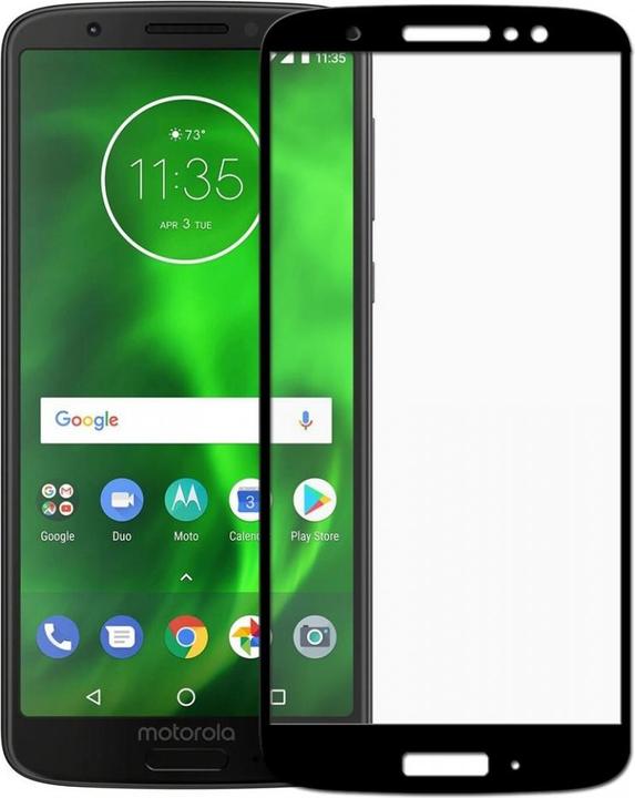 Produktbild Screenguard Motorola Moto G6 Plus Full Screen Panzerglas Schutzfolie 2.5D 9H (1 Stück, Motorola Moto G6 Plus)