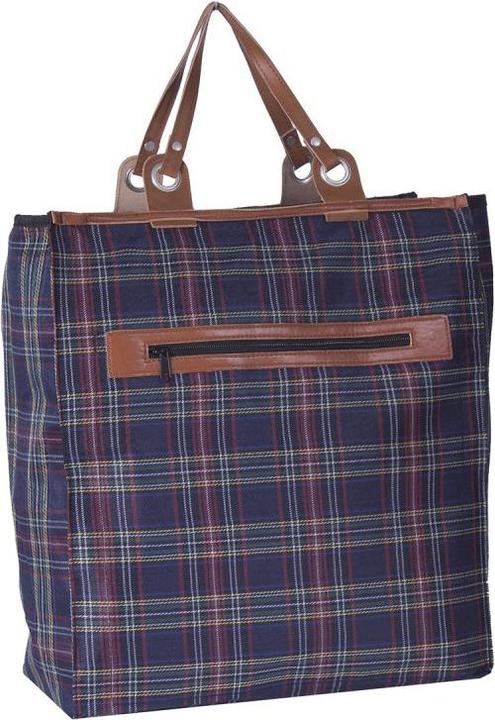 Piace Molto Loehansk - Shopper Leather Strap BlueGrey