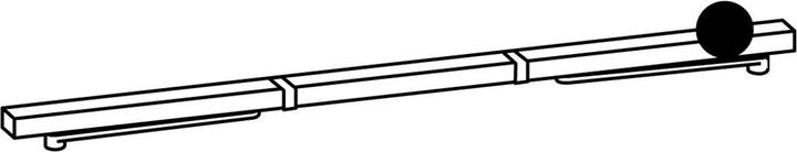Actual product image Dormakaba Slide rail with closing sequence controller GSR-EMF 1 Contur Design (Room door, Entrance door, Wooden door, French window, Indoor)