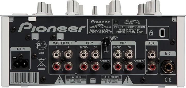 Actual product image Pioneer DJ DJM-350 White (Battlemixer)