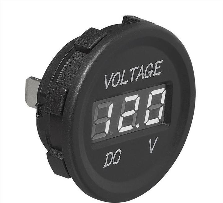 Actual product image ProPlus Built-in voltmeter digital 6-30V in blister pack