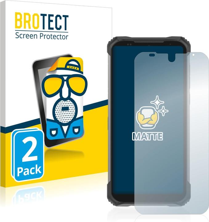 Actual product image BROTECT Anti-glare screen protector matt (2 Piece, Doogee S86)