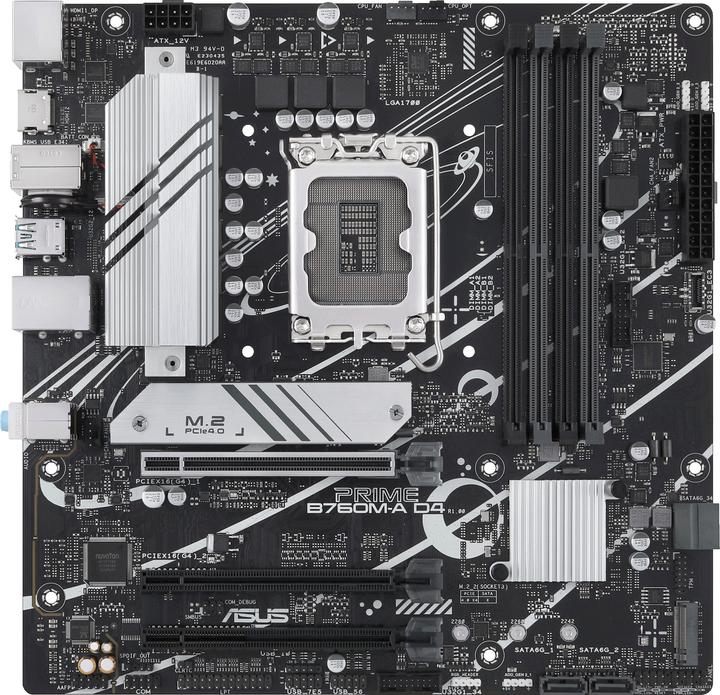 Produktbild ASUS PRIME B760M-A D4-CSM (LGA 1700, Intel B760, mATX)