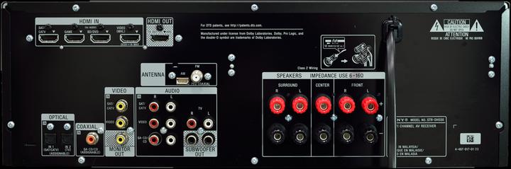 Actual product image Sony Str-Dh550 (5.2 channels, FM)