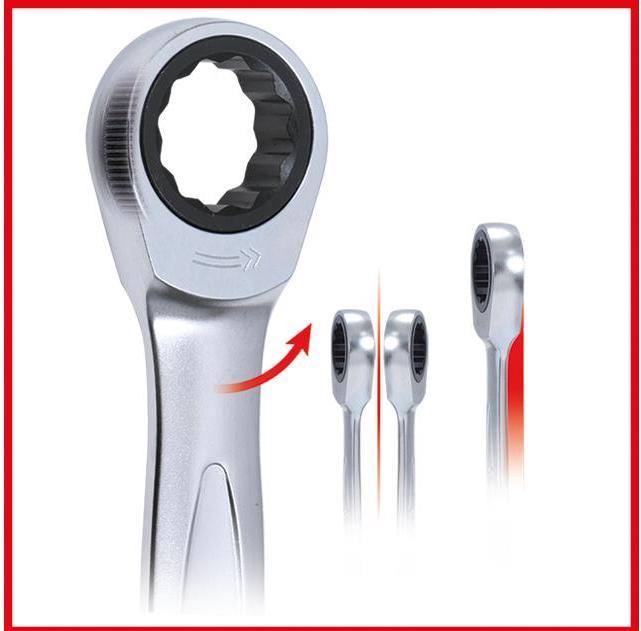 Actual product image KS Tools Ratchet combination spanner set (19 mm)