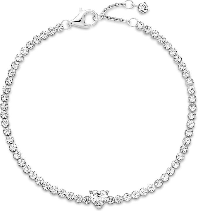 Immagine prodotto Pandora Bracciale Tennis Cuore scintillante (16 cm, Argento 925)
