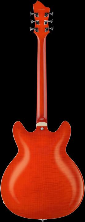 Produktbild Hagstrom E-Gitarre, Super Viking, Mandarin Flame (Halbakustik Gitarre)