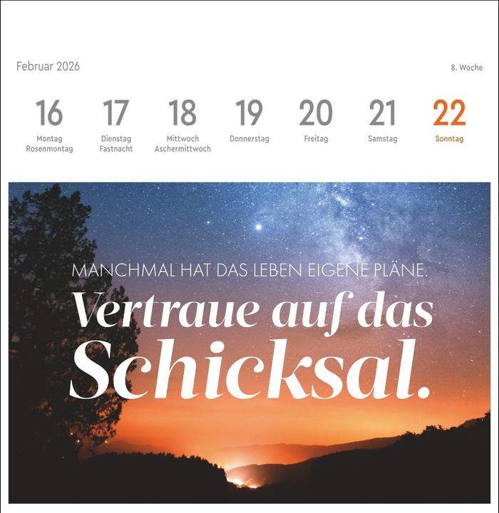 Produktbild Visual Statements Premium-Postkartenkalender 2026 (16.5 x 17.7 cm, Harter Einband, Deutsch)