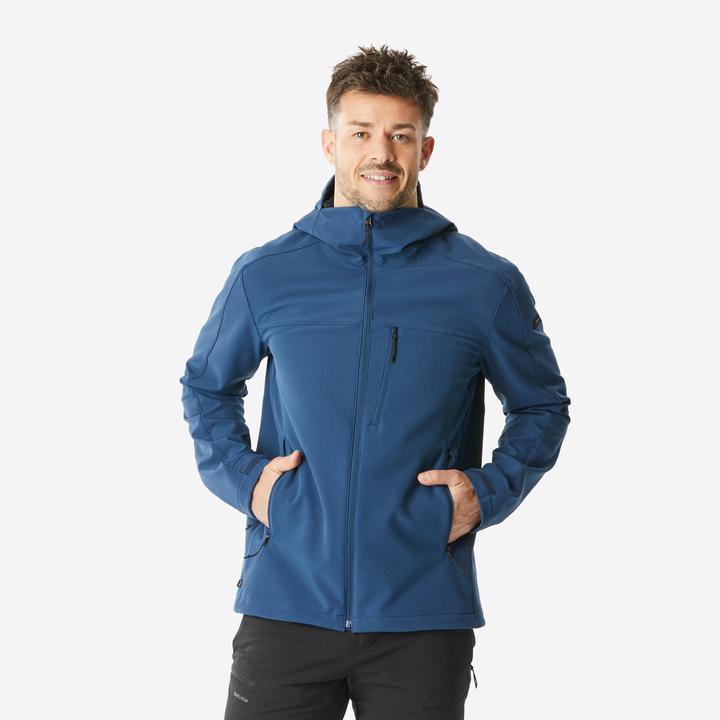 Actual product image Forclaz Men's softshell jacket - MT500 Windwarm blue (L)