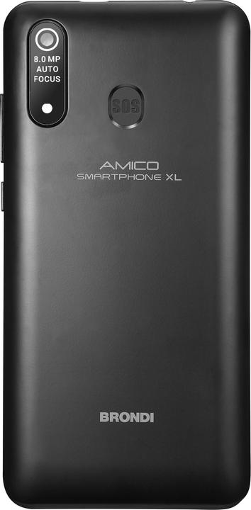 Produktbild Brondi Amico (16 GB, Schwarz, 6", Dual SIM, 8 Mpx, 4G)