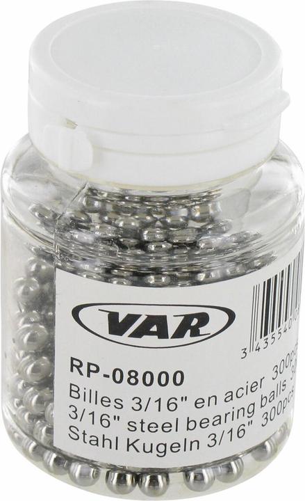Produktbild VAR Stahlkugeln 1/8" (3.17mm) Fläschen à 400 Stk.