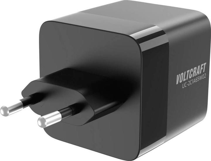 Actual product image Voltcraft UC-2C1A65W02 USB-Ladegerät Ausgangsstrom (max.) 3 A USB-C®, USB-A An (65 W)