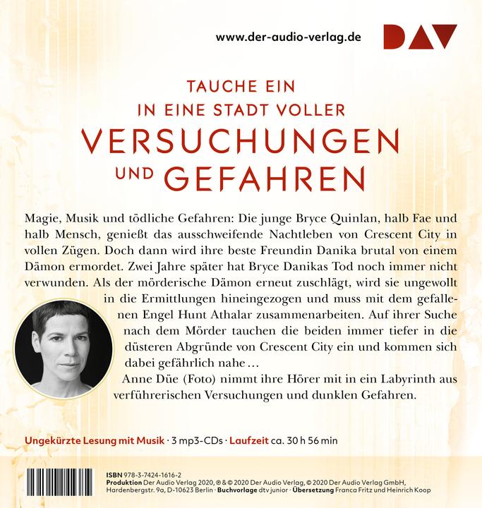 Produktbild Crescent City – Teil 1: Wenn das Dunkel erwacht (Deutsch, Anne Düe, Franca Fritz, Heinrich Koop, Sarah J. Maas, 2020)