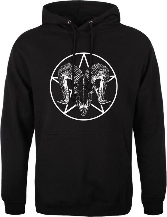 Produktbild Grindstore Ram Skull Kapuzenpullover (M)