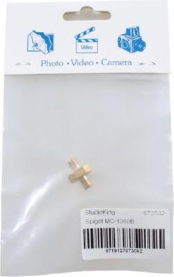 Produktbild Studioking Spigot Verlaufadapter MC-1060B 1/4" Male 1/4" Male (Stativadapter)