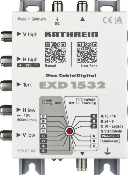 Produktbild Kathrein EXD 1532 5Eingänge 32Ausgänge Satblock-Verteilung (Diverse)
